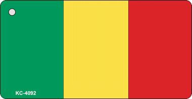 KC-4092 Mali Flag Novelty Key Chain