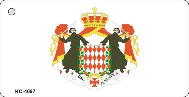 KC-4097 Monaco-S Flag Novelty Key Chain