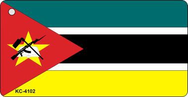 KC-4102 Mozambique Flag Novelty Key Chain