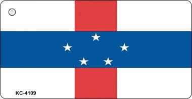 KC-4109 Netherlands-Antilles Flag Novelty Key Chain