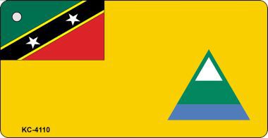 KC-4110 Nevis Flag Novelty Key Chain