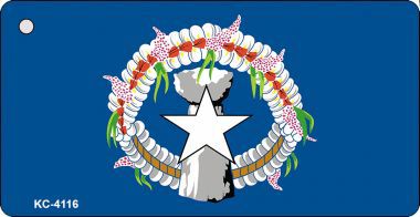 KC-4116 Northern Marianas Flag Novelty Key Chain
