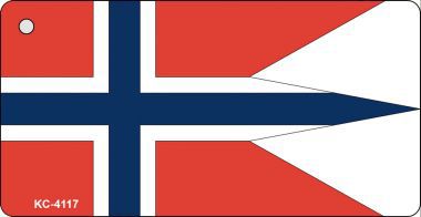 KC-4117 Norway-NS Flag Novelty Key Chain