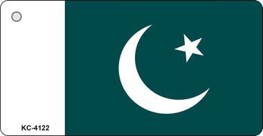 KC-4122 Pakistan Flag Novelty Key Chain