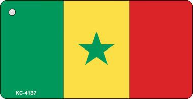KC-4137 Senegal Flag Novelty Key Chain