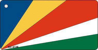 KC-4138 Seychelles Flag Novelty Key Chain