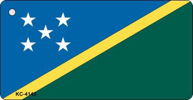 KC-4143 Solomon Islands Flag Novelty Key Chain