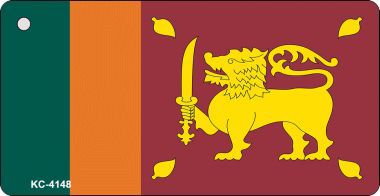 KC-4148 Sri Lanka Flag Novelty Key Chain