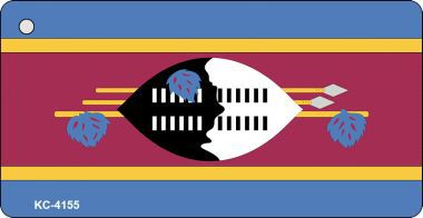 KC-4155 Swaziland Flag Novelty Key Chain
