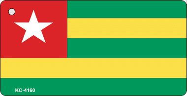 KC-4160 Togo Flag Novelty Key Chain