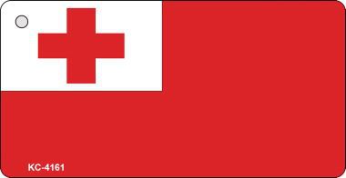 KC-4161 Tonga Flag Novelty Key Chain