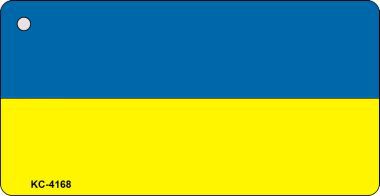 KC-4168 Ukraine Flag Novelty Key Chain