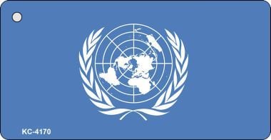 KC-4170 United Nations Flag Novelty Key Chain