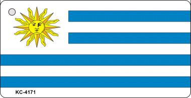 KC-4171 Uruguay Flag Novelty Key Chain