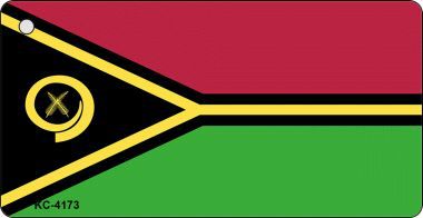 KC-4173 Vanuatu Flag Novelty Key Chain