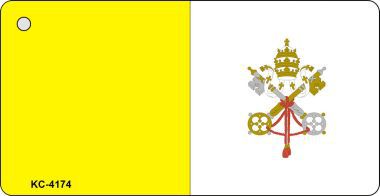 KC-4174 Vatican City Flag Novelty Key Chain