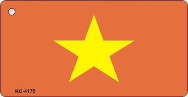 KC-4175 Vietnam Flag Novelty Key Chain
