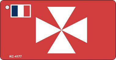 KC-4177 Wallis Flag Novelty Key Chain