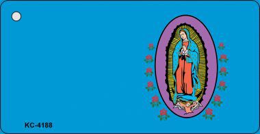 KC-4188 Virgin Mary Blue OffSet Novelty Key Chain