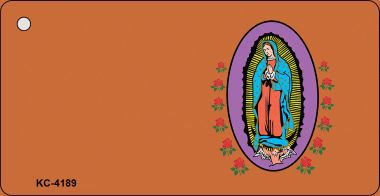 KC-4189 Virgin Mary Orange OffSet Novelty Key Chain