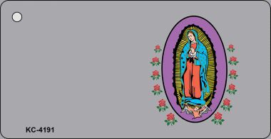 KC-4191 Virgin Mary Gray OffSet Novelty Key Chain