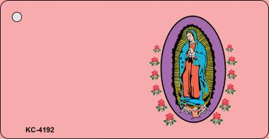 KC-4192 Virgin Mary Pink OffSet Novelty Key Chain