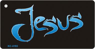 KC-4193 Jesus Blue Novelty Key Chain