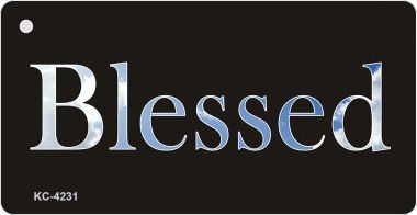KC-4231 Blessed Blue Novelty Key Chain
