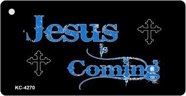 KC-4270 Jesus Coming Novelty Key Chain