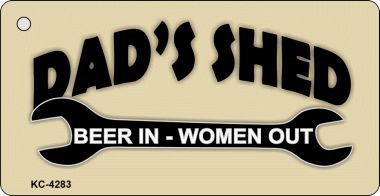 KC-4283 Beer In Women Out Novelty Key Chain