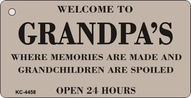 KC-4458 Welcome To Grandpas Novelty Key Chain