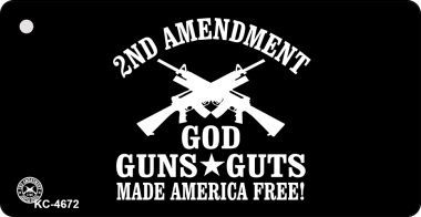 KC-4672 God Guns Guts Novelty Key Chain