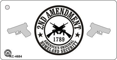 KC-4684 2nd Amendment Novelty Key Chain