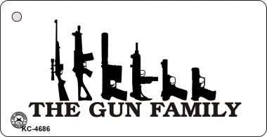 KC-4686 Gun Family Novelty Key Chain