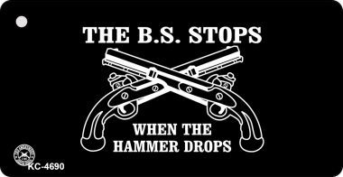 KC-4690 The BS Stops Novelty Key Chain