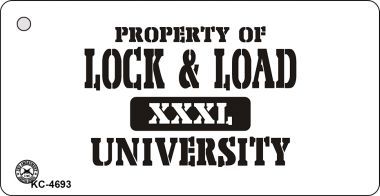 KC-4693 Lock and Load Novelty Key Chain
