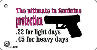 KC-4695 Feminine Protection Novelty Key Chain