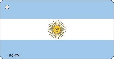 KC-474 Argentina Flag Novelty Key Chain