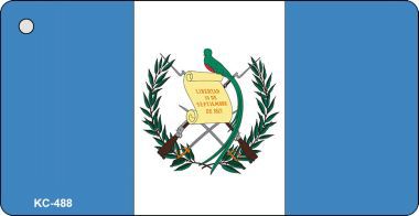 KC-488 Guatemala Flag Novelty Key Chain