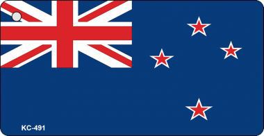 KC-491 New Zealand Flag Novelty Key Chain