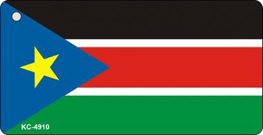 KC-4910 South Sudan Flag Novelty Key Chain