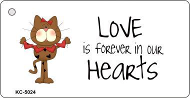 KC-5024 Love Is Forever Cat Novelty Key Chain