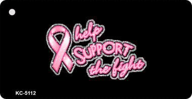 KC-5112 Support The Fight Novelty Key Chain