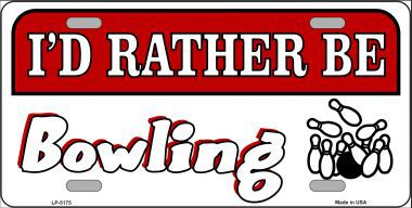 KC-5175 Rather Be Bowling Novelty Key Chain