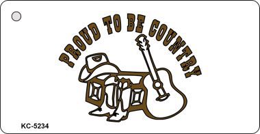 KC5234 Proud To Be Country Novelty Key Chain