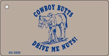 KC-5250 Cowboy Butts Novelty Key Chain