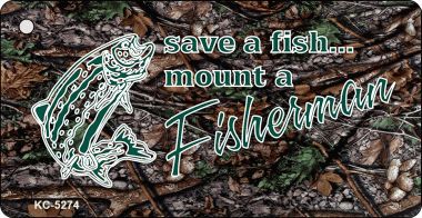 KC-5274 Save A Fish Novelty Key Chain
