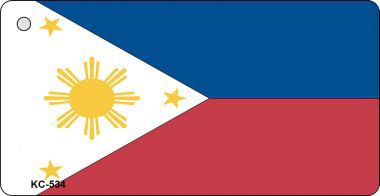 KC-534 Philippines Flag Novelty Key Chain
