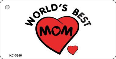 KC-5346 Worlds Best Mom Novelty Key Chain