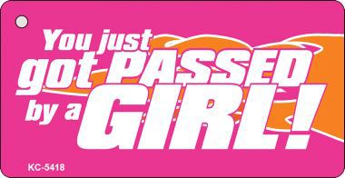 KC-5418 Passed By A Girl Novelty Key Chain
